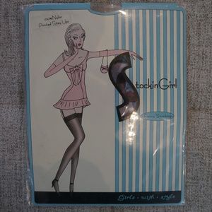 Stocking Girl - Sheer Printed Stockings